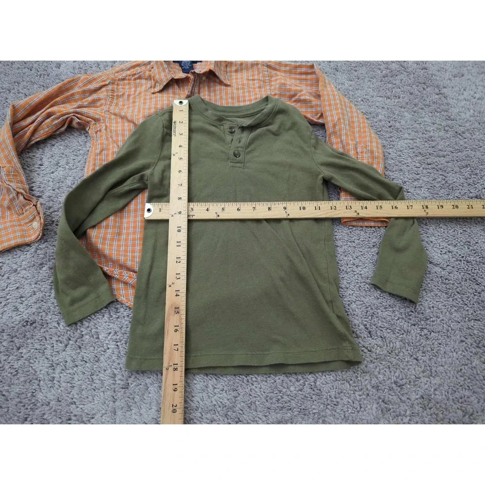 Lot of 2 Boys Shirt Ralph Lauren & Wonder Nation Shirts Kids 6-7